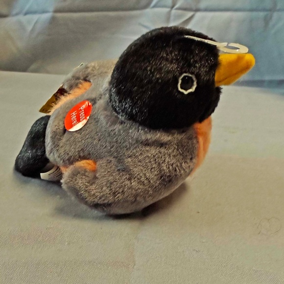 SINGING BIRD, PLAYS REAL BIRD CALLS, AMERICAN ROBIN, 6 L x 4 ½ W x 4 ¾ H INCH - Picture 3 of 16